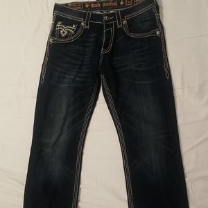 ROCK REVIVAL NATHAN STRAIGHT JEANS